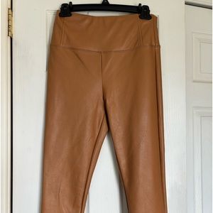 Caramel Leather Pants